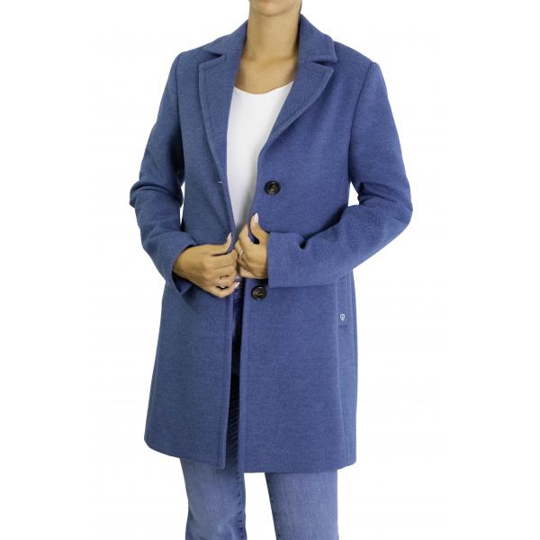 Cappotto lineare con chiusura a bottoni Please
